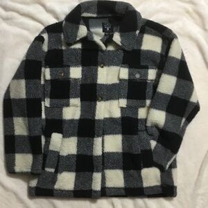 Billabong Black and White Checkered Hoodie